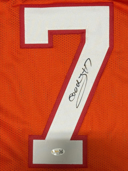 Bucky Irving Signed Tampa Bay Buccaneers Orange Custom Jersey