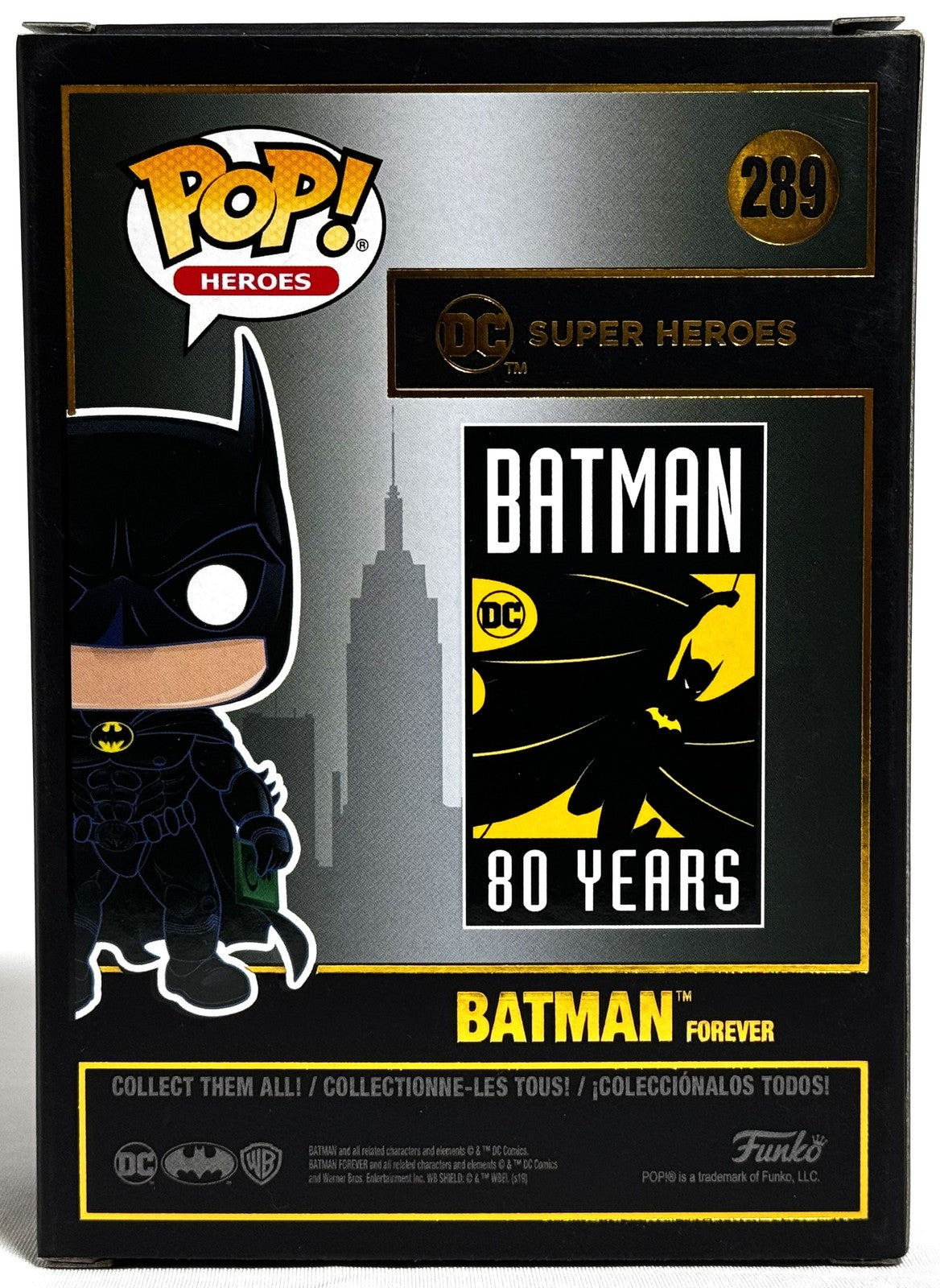 Val Kilmer Signed Batman Funko Pop Figurine #289