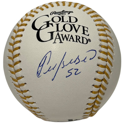Yoenis Cespedes Signed New York Mets Gold Glove Baseball (JSA Witness)