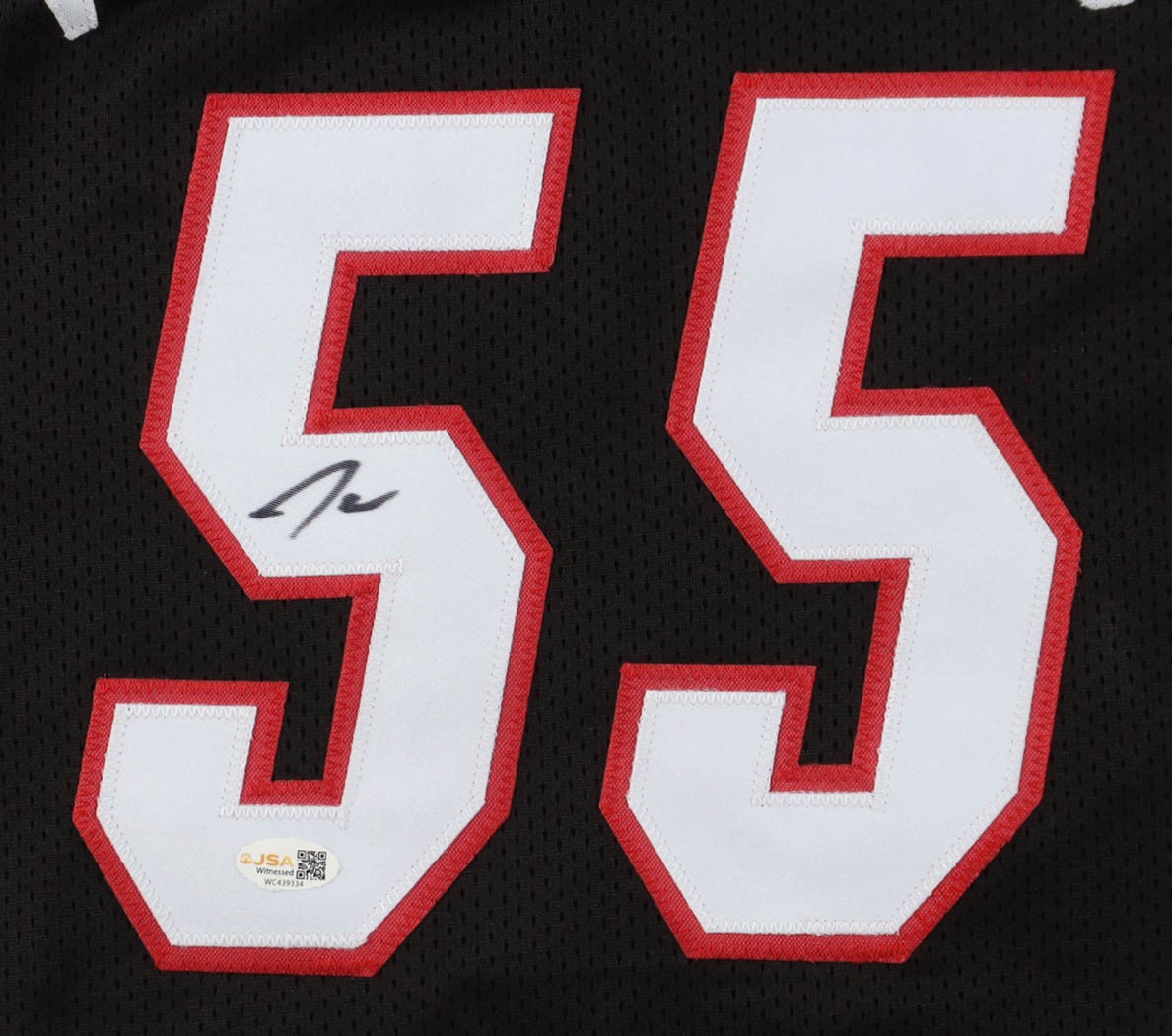 Jason Williams Autographed Miami Heat Black Custom Jersey
