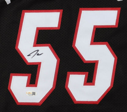 Jason Williams Autographed Miami Heat Black Custom Jersey