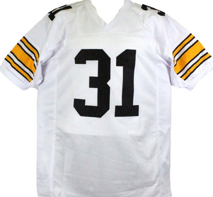 Donnie Shell Autographed Pittsburgh Steelers White Custom Jersey