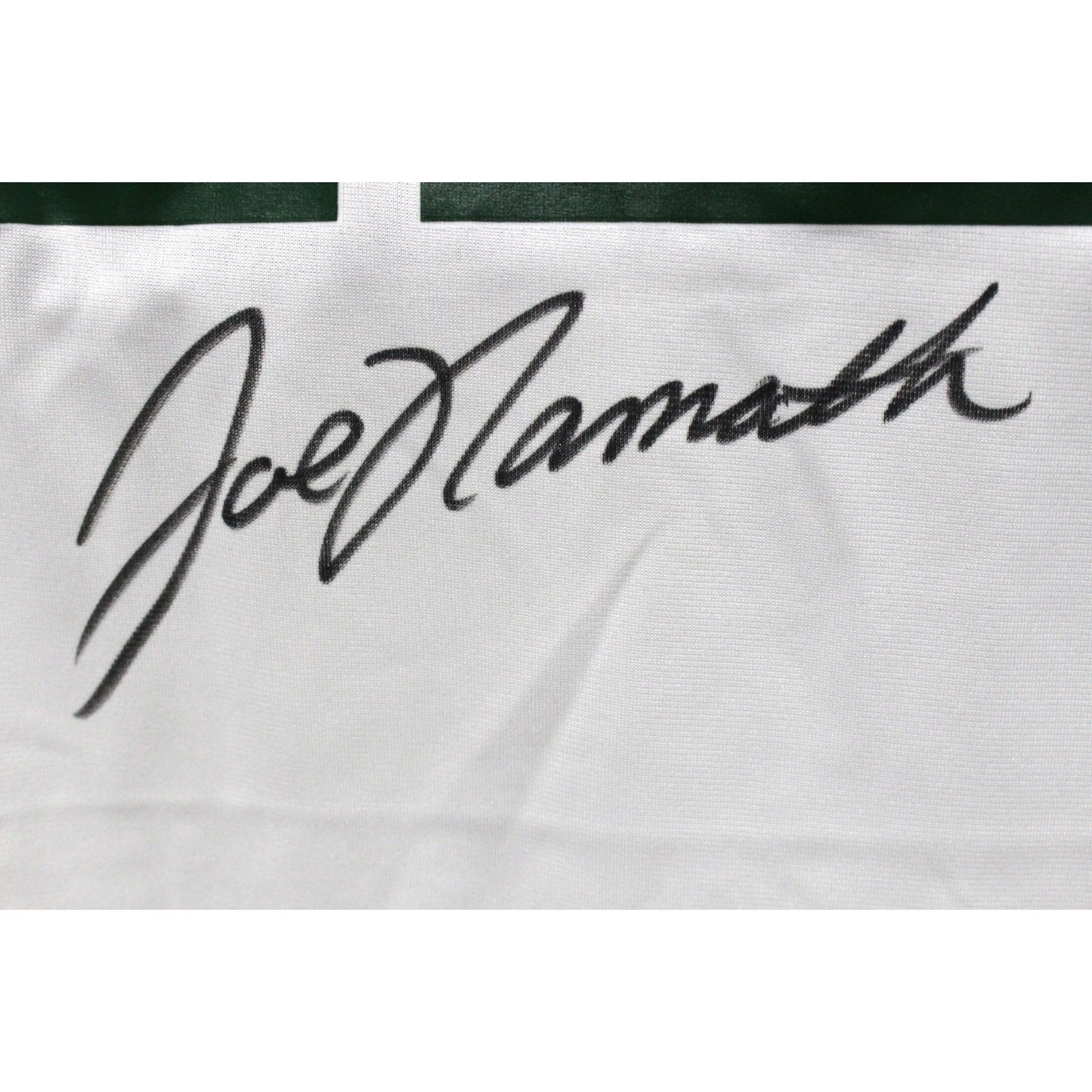 Joe Namath Autographed New York Jets Nike White XL Jersey