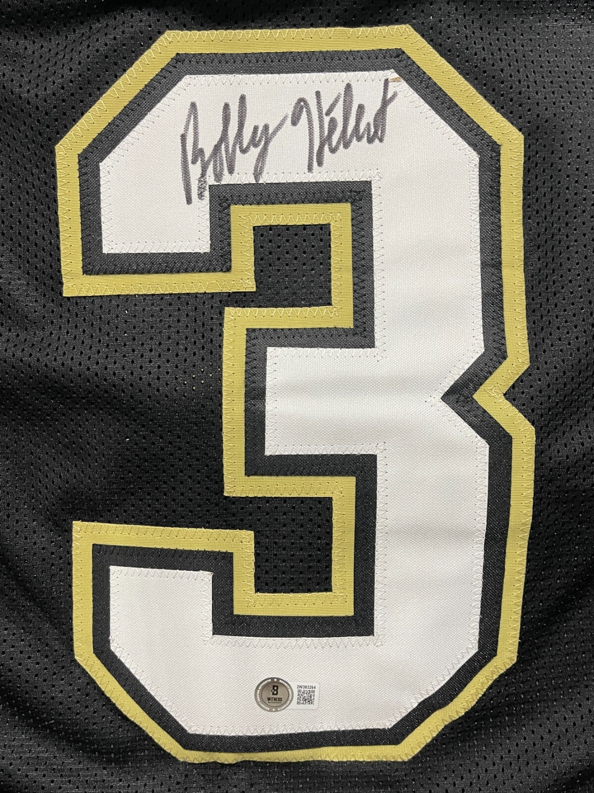 Bobby Hebert Signed New Orleans Saints Custom Jersey Beckett BAS COA