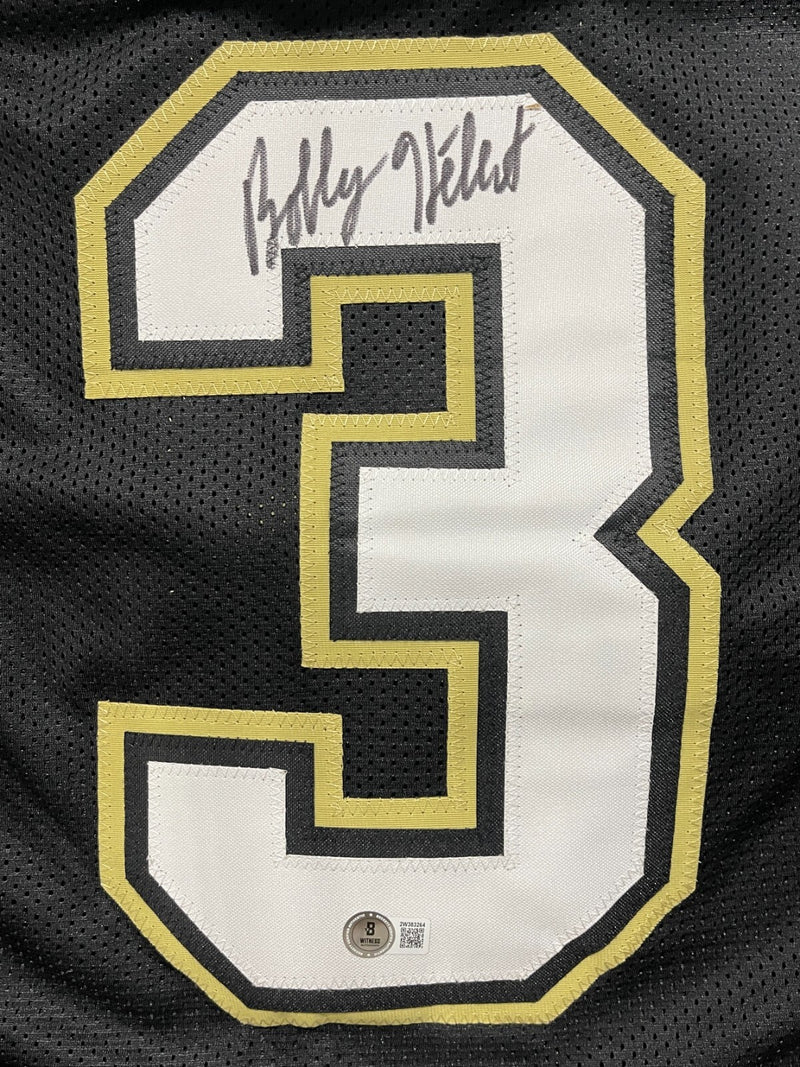 Bobby Hebert Signed New Orleans Saints Custom Jersey Beckett BAS COA