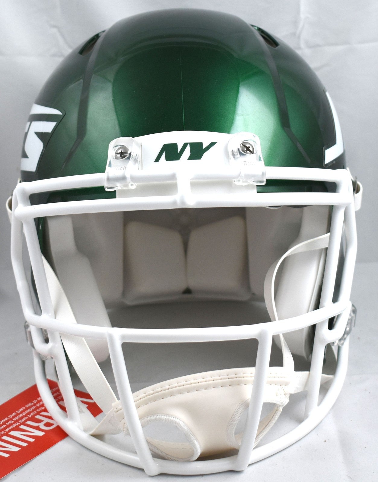 Davante Adams Autographed New York Jets Full Size Speed Authentic Helmet