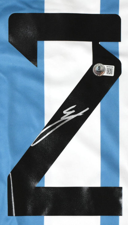 Enzo Fernandez Autographed Argentina Home Jersey