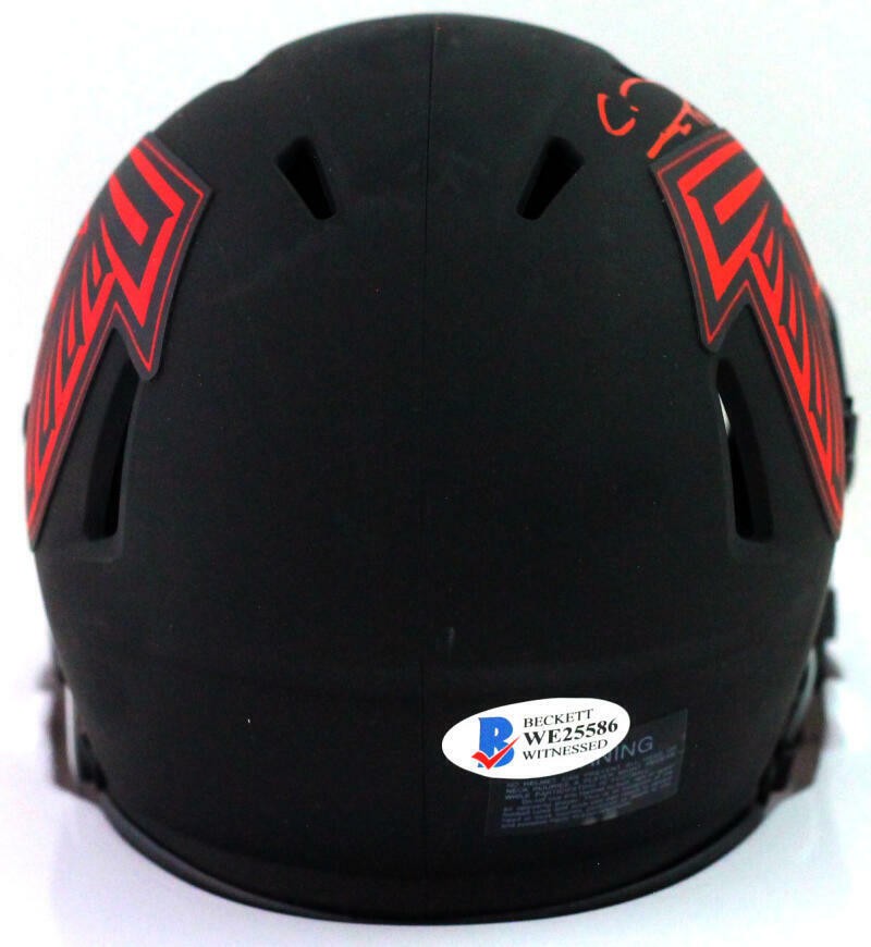 Calvin Ridley Signed Atlanta Falcons Eclipse Speed Mini Helmet
