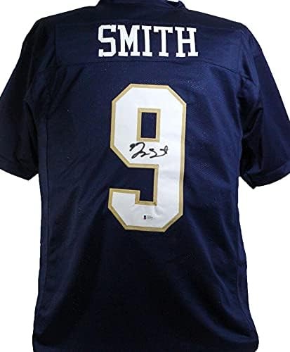 Jaylon Smith Signed Navy Blue Custom College Style Jersey