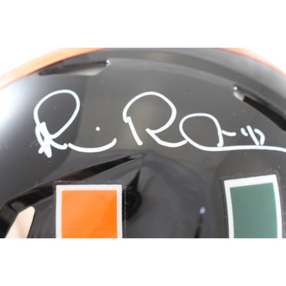 Michael Irvin Signed Miami Hurricanes Authentic Alternate Helmet