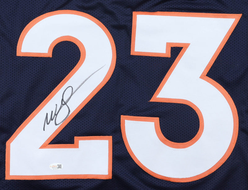 Willis McGahee Autographed Denver Broncos Blue Custom Jersey