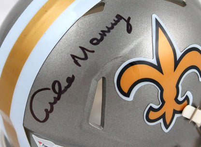 Archie Manning Signed New Orleans Saints Flash Speed Mini Helmet