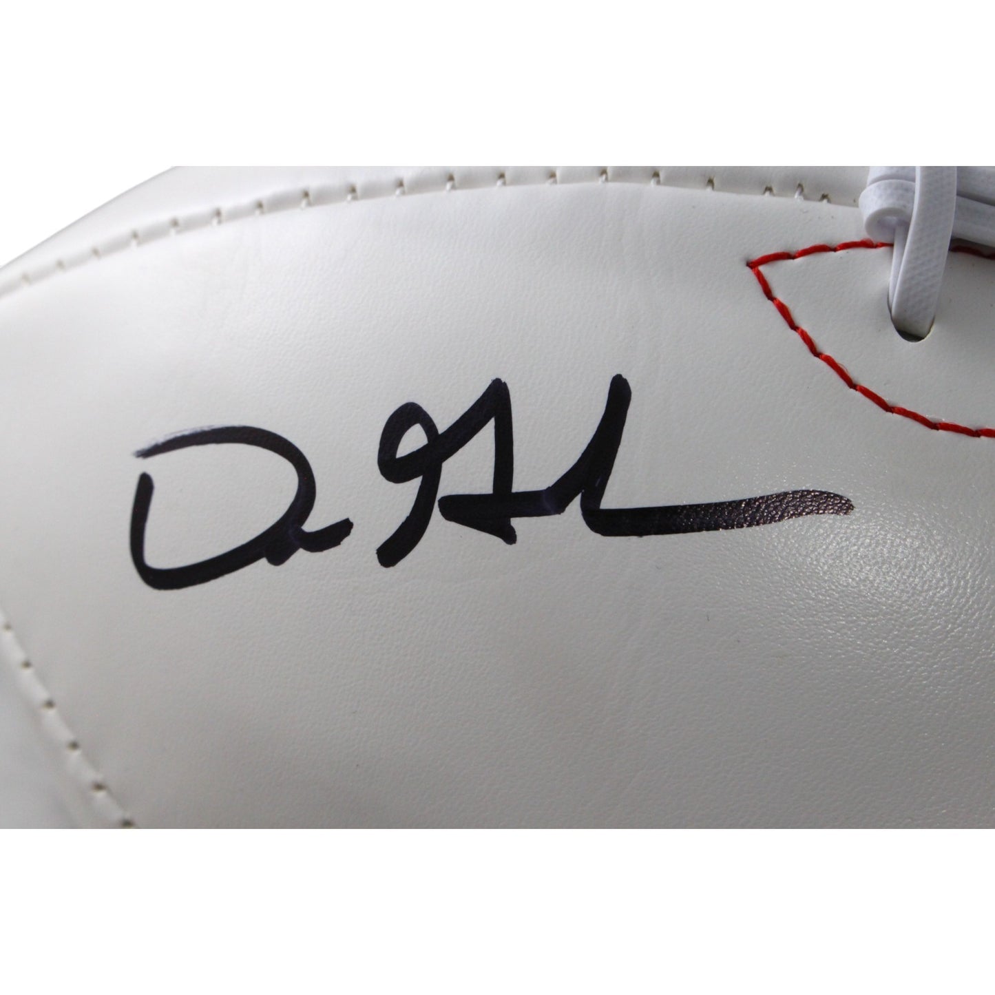 Dre Greenlaw Signed Arkansas Razorbacks Logo Football (Beckett COA)