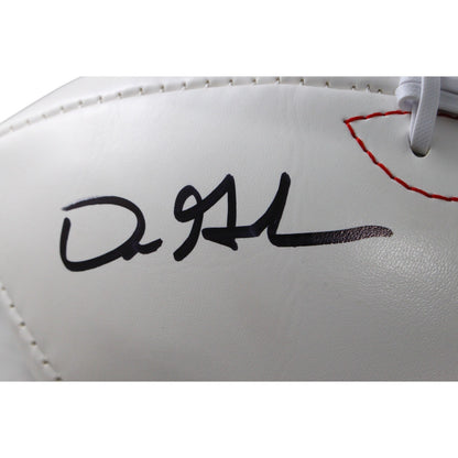 Dre Greenlaw Signed Arkansas Razorbacks Logo Football (Beckett COA)