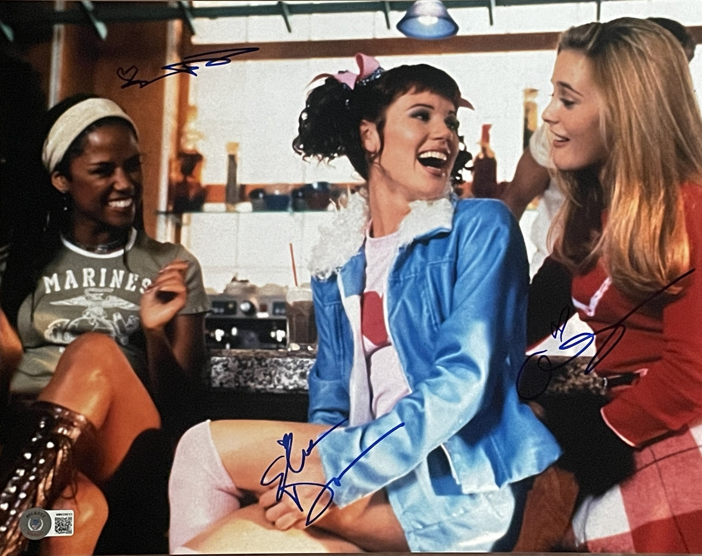 Alicia Silverstone, Stacey Dash & Elisa Donovan Signed Clueless 11x14 Photo