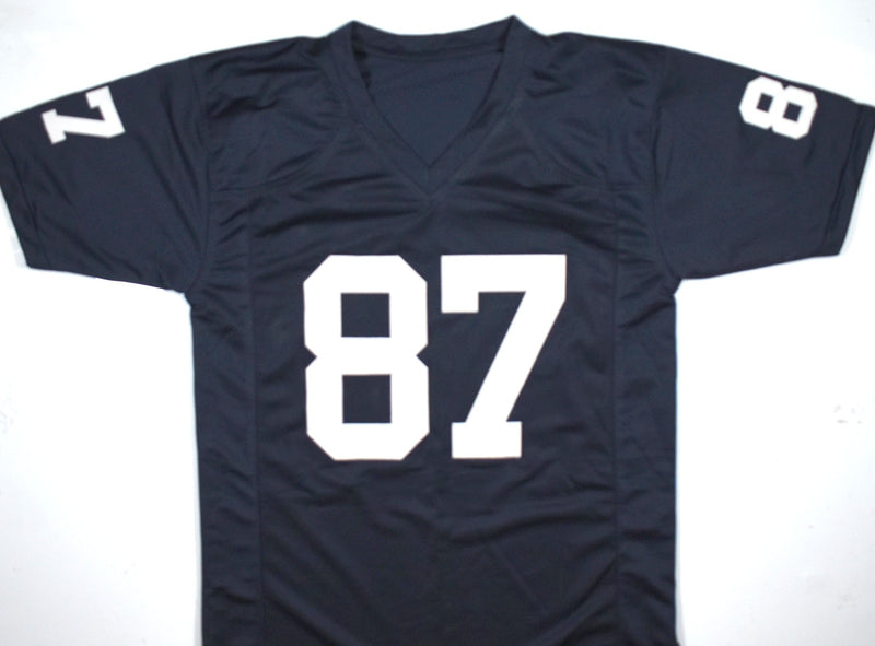 Pat Freiermuth Signed Blue Custom Jersey