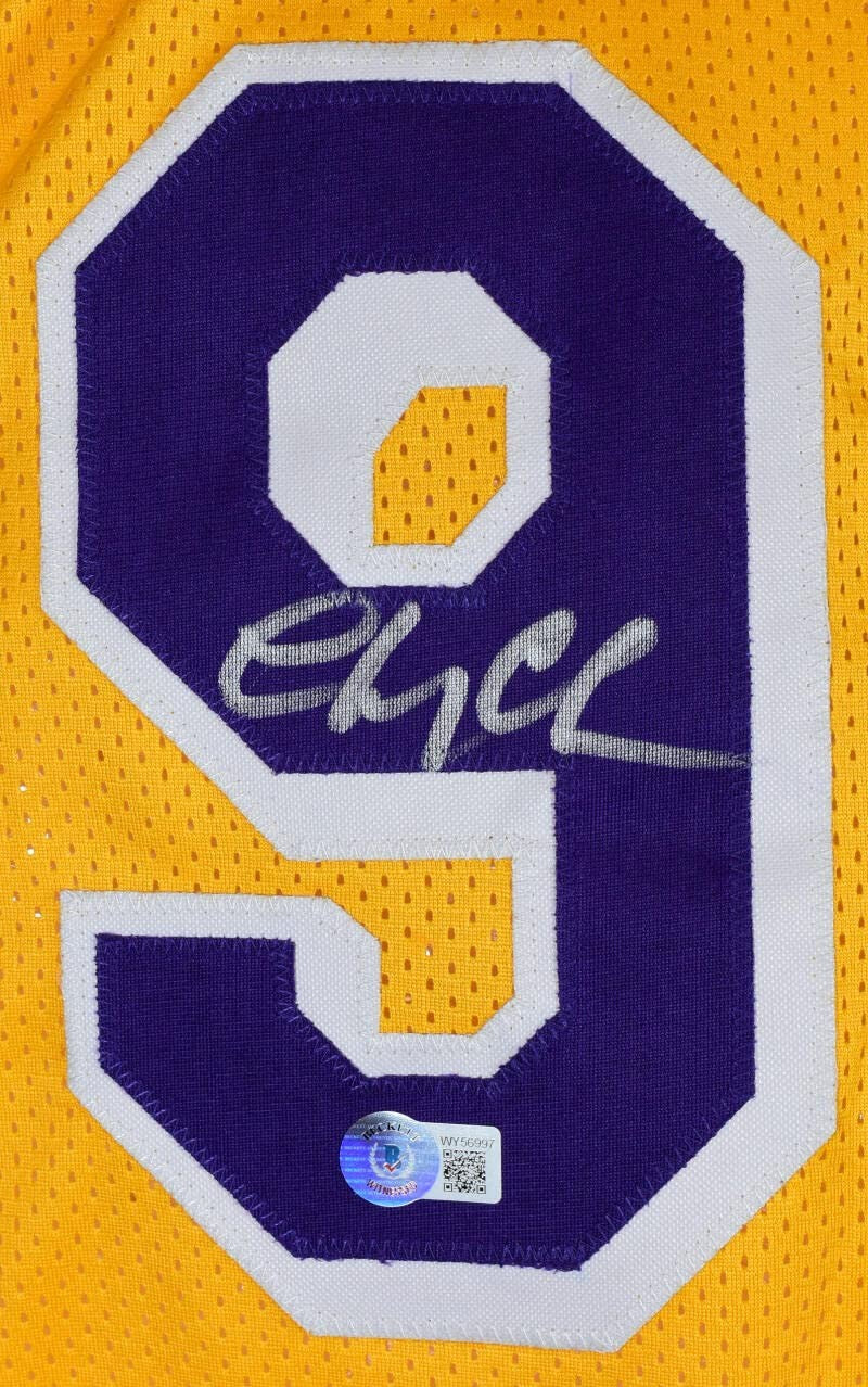 Chevy Chase Autographed Gold Fletch Basketball Jersey