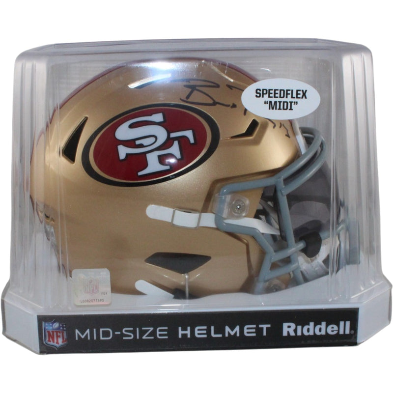 Brock Purdy Signed San Francisco 49ers Midi Helmet