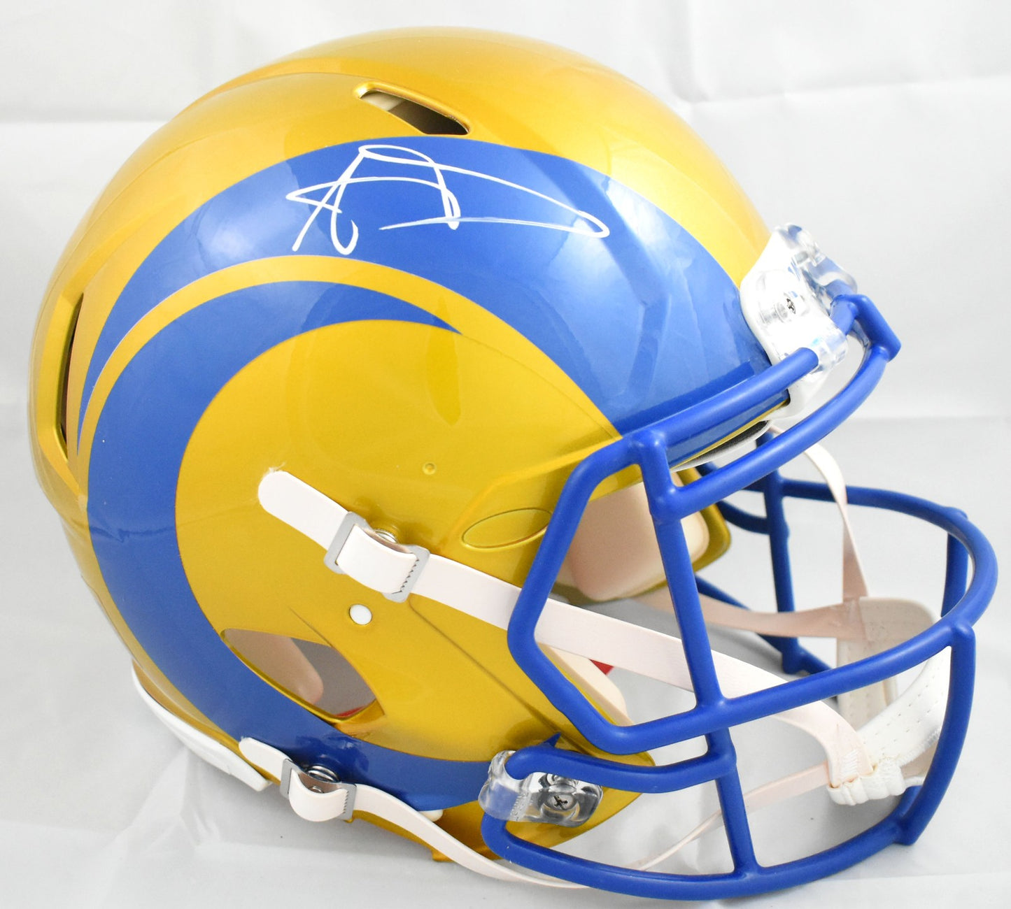 Aaron Donald Signed Los Angeles Rams Flash Speed Authentic Helmet