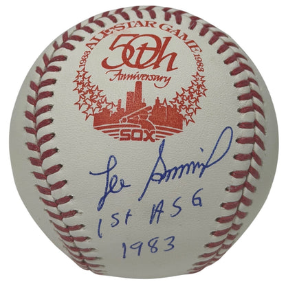 Lee Smith Signed 50th All-Star Game Baseball (JSA Witnessed)