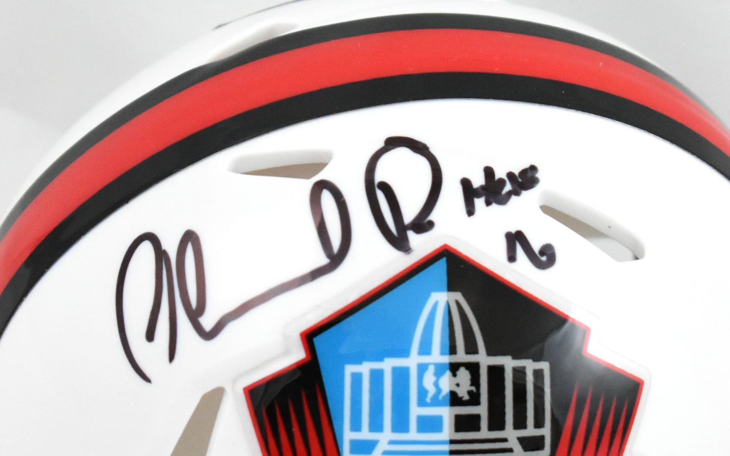 Orlando Pace Signed St. Louis Rams Hall of Fame Mini Helmet