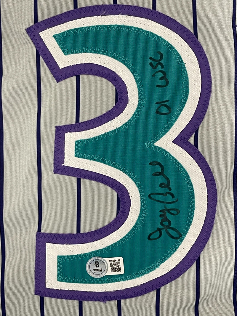 Jay Bell Signed Arizona Diamondbacks Custom Jersey (01 WSC) Beckett BAS
