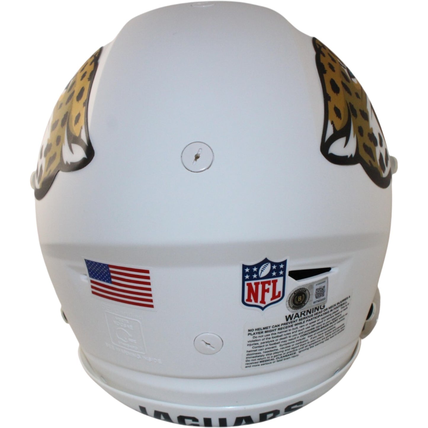 Travis Hunter Autographed Jacksonville Jaguars 2024 Alternate SpeedFlex Helmet