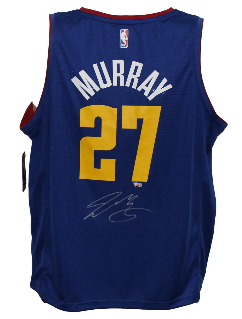 Jamal Murray Signed Denver Nuggets Blue Fastbreak Basketball Jersey