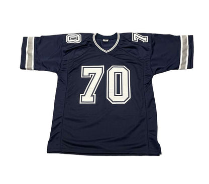Zack Martin Signed Dallas Cowboys Custom Navy Jersey (BAS COA)