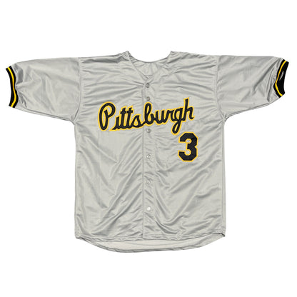 Jay Bell Signed Pittsburgh Pirates Custom Jersey (Beckett BAS)
