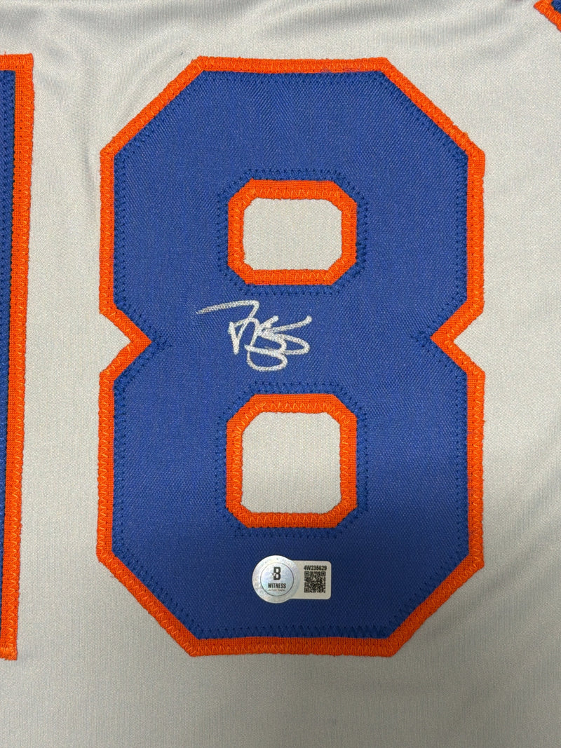 Darryl Strawberry Signed New York Mets Custom Jersey