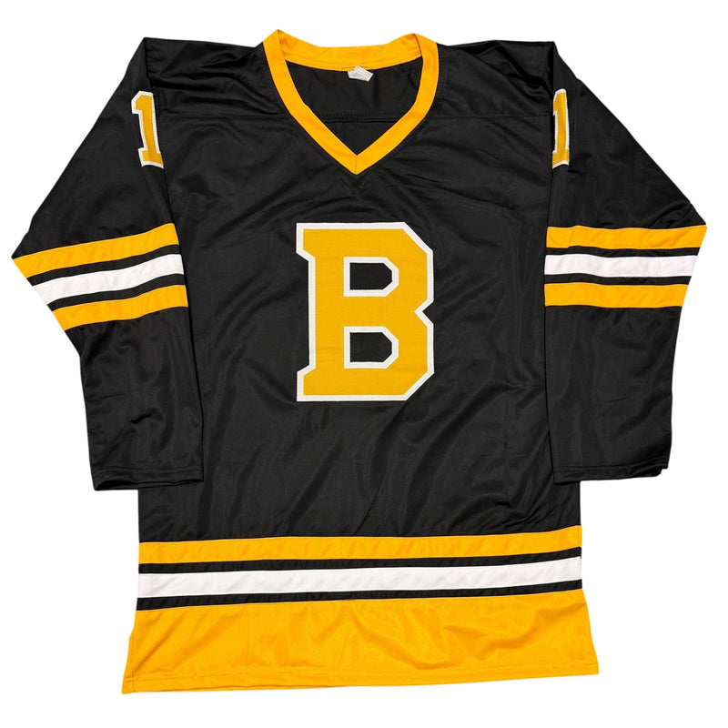 Rejean Lemelin Signed Boston Bruins Custom Jersey (89-90 Jennings) - JSA