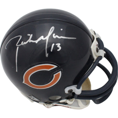 Rick Mirer Signed Chicago Bears VSR4 Replica Mini Helmet
