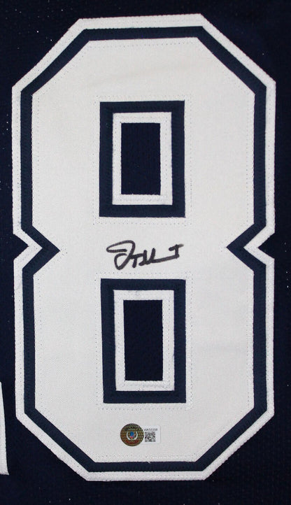 Jalen Tolbert Autographed Blue Custom Football Jersey