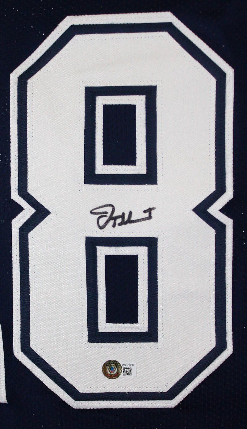 Jalen Tolbert Autographed Blue Custom Football Jersey