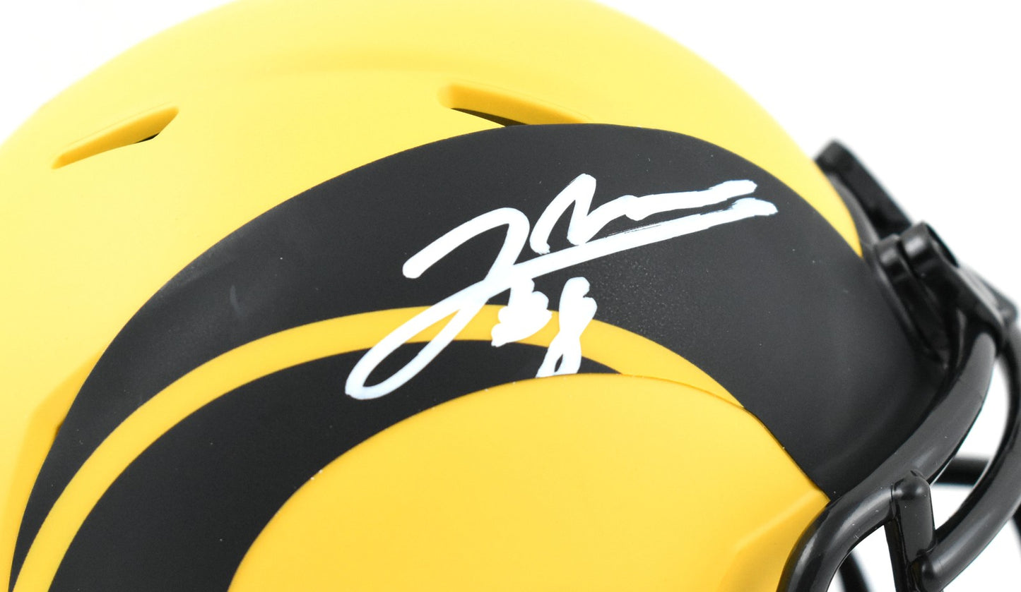 Jared Verse Autographed Los Angeles Rams Rave Speed Mini Helmet