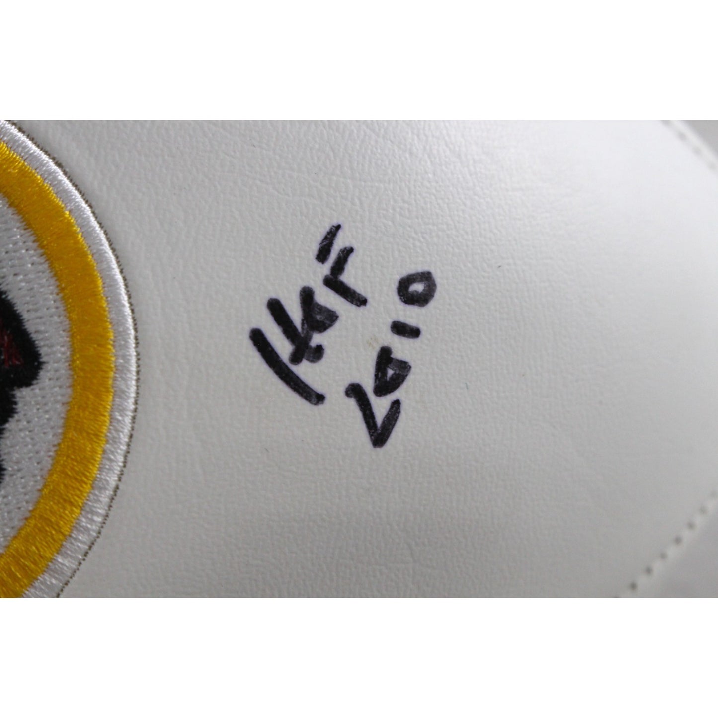 Russ Grimm Autographed Washington Redskins Logo Football (HOF Inscription)