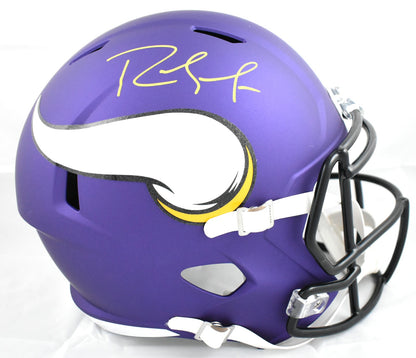Randy Moss Signed Minnesota Vikings Full Size Speed Helmet - Yellow