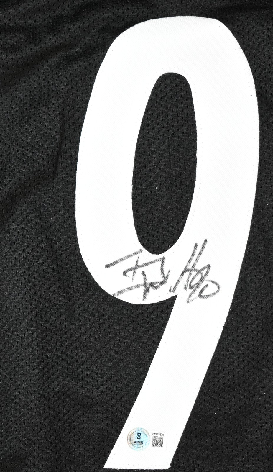 T.J. Watt Autographed Pittsburgh Steelers Custom Black Jersey