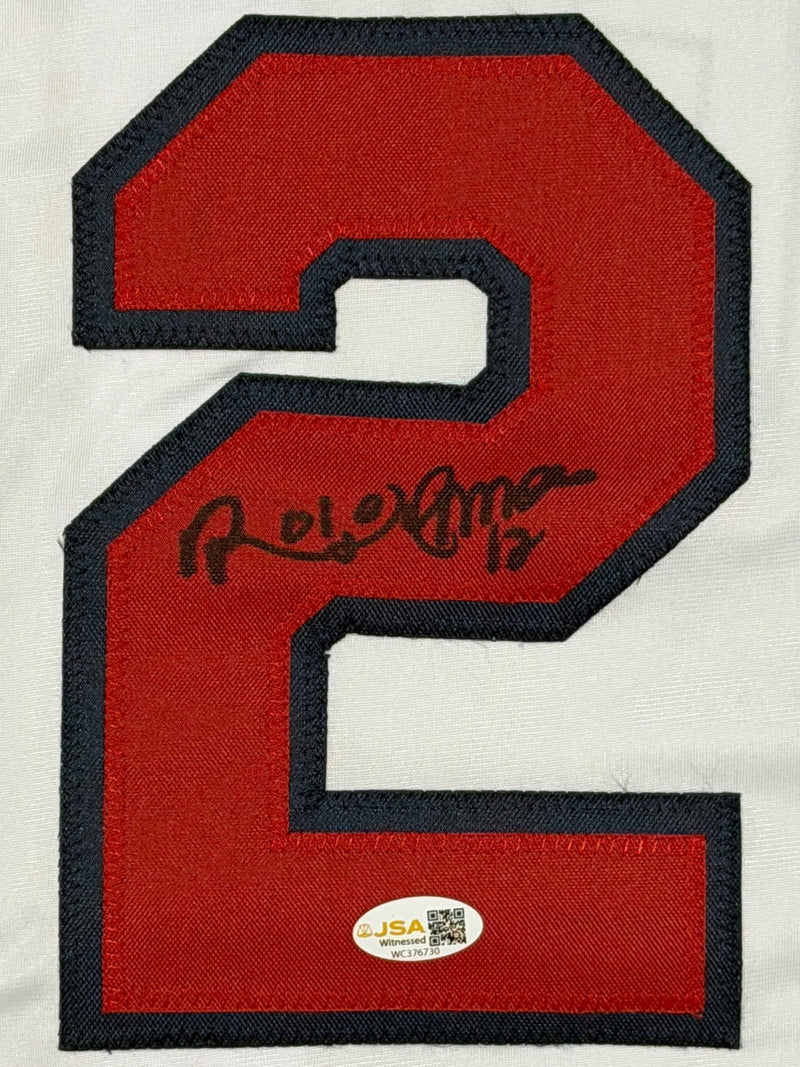 Roberto Alomar Signed Cleveland Indians Custom Baseball Jersey JSA
