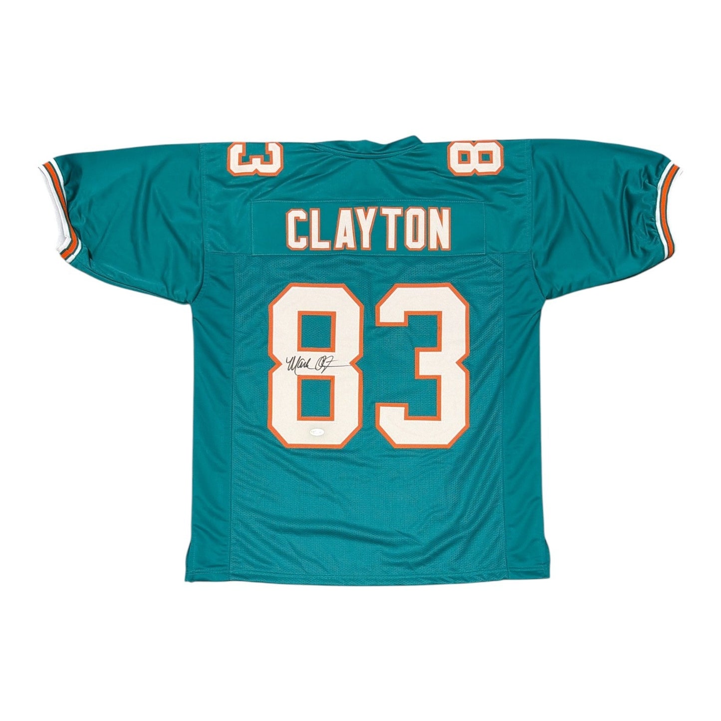 Mark Clayton Signed Miami Dolphins Custom Jersey
