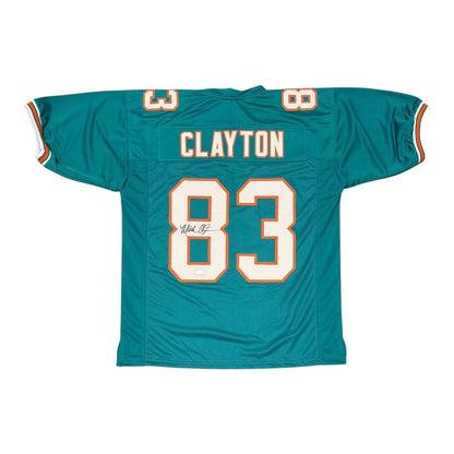 Mark Clayton Signed Miami Dolphins Custom Jersey