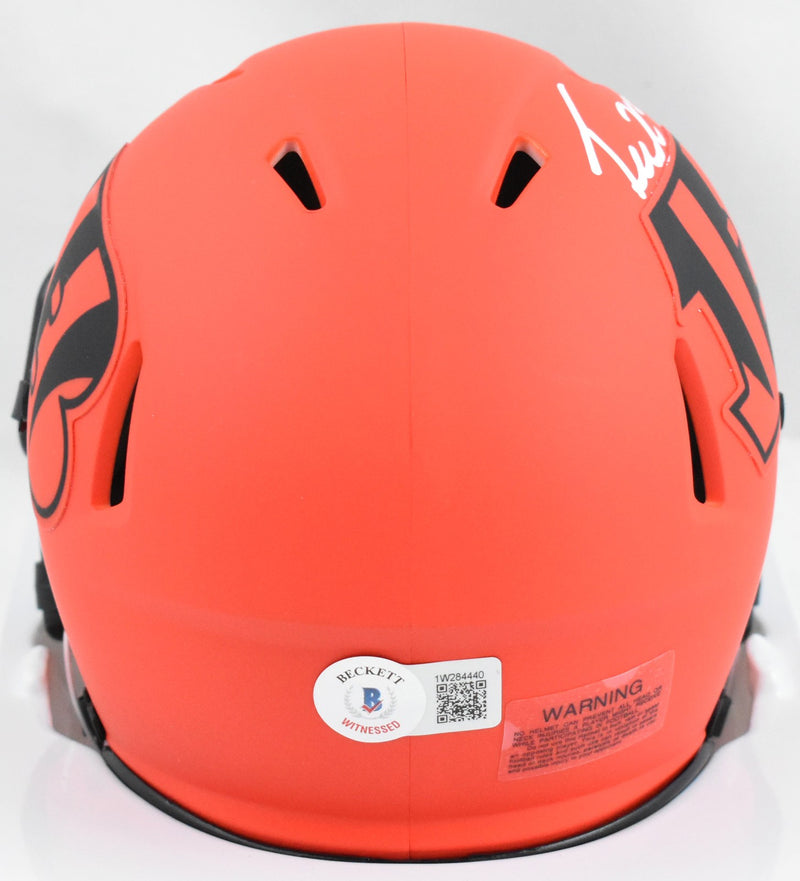 Tee Higgins Signed Cincinnati Bengals Rave Speed Mini Helmet