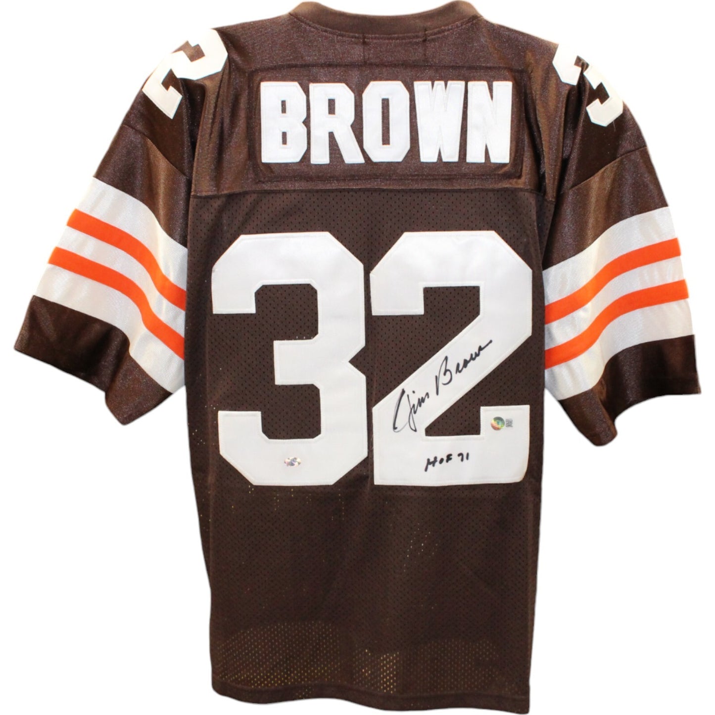 Jim Brown Signed Cleveland Browns Players of the Century Jersey (HOF)
