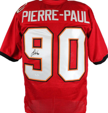 Jason Pierre Paul Autographed Tampa Bay Buccaneers Red Custom Jersey
