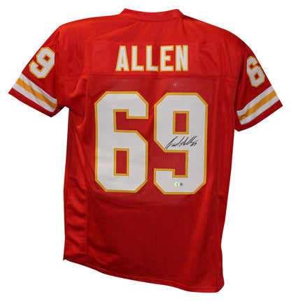 Jared Allen Autographed Kansas City Chiefs Custom Red Jersey (BAS COA)