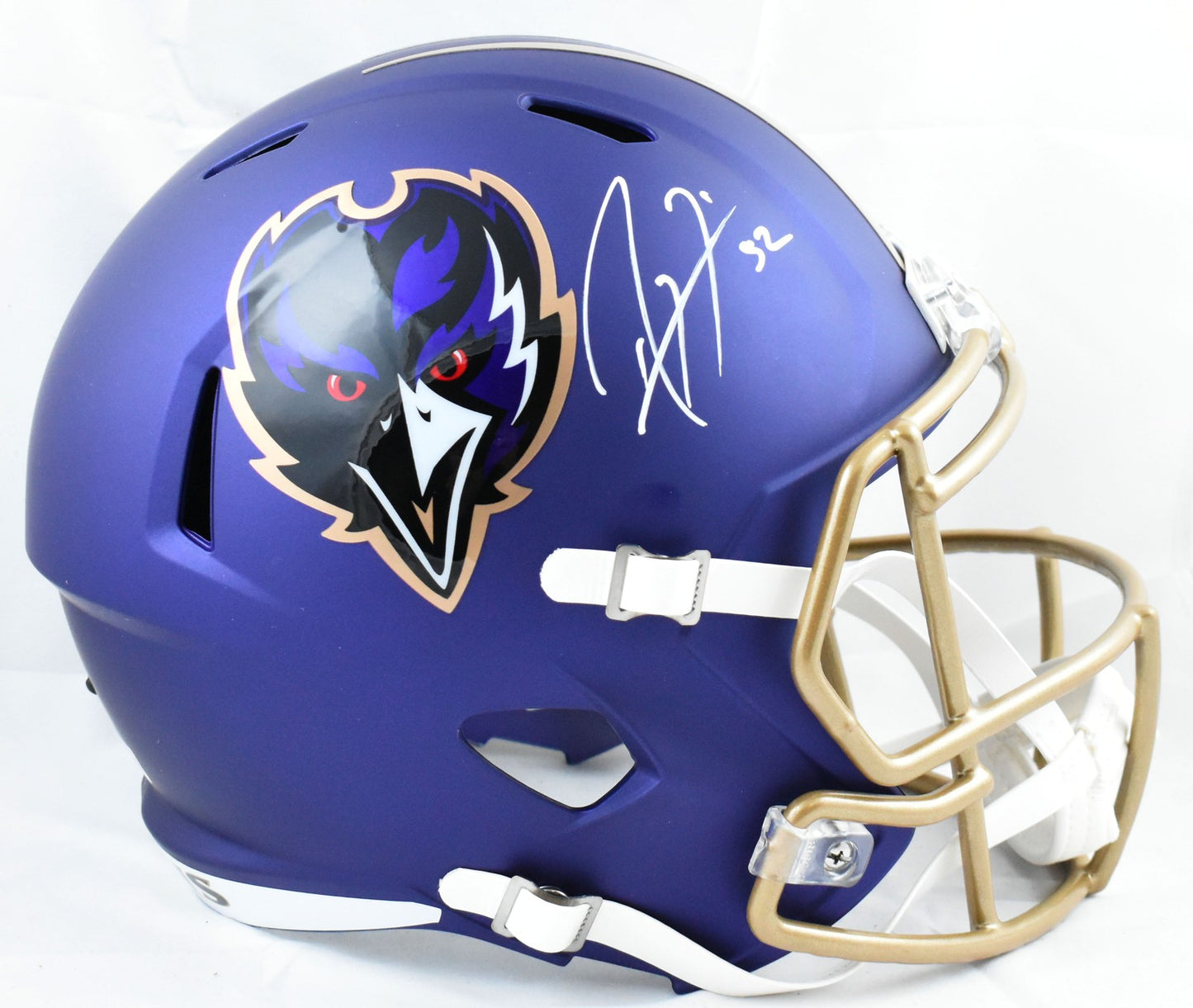 Ray Lewis Autographed Baltimore Ravens 2024 Alternate Speed Helmet