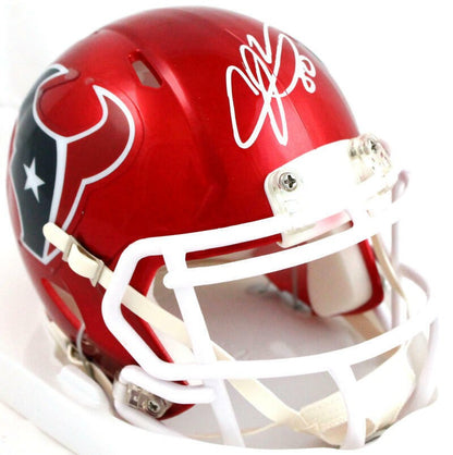 Andre Johnson Signed Houston Texans Flash Mini Helmet