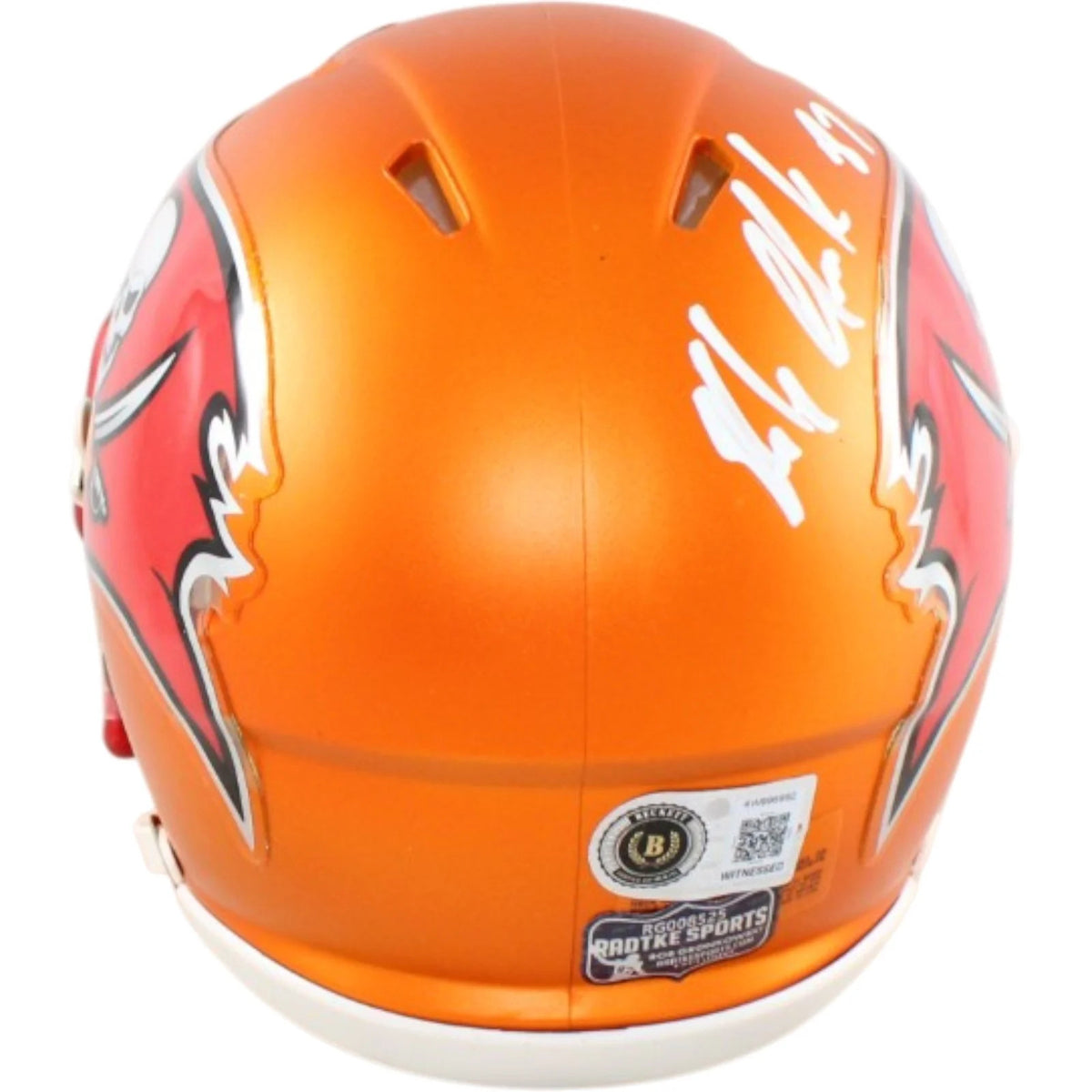 Rob Gronkowski Signed Tampa Bay Buccaneers Blaze Mini Helmet