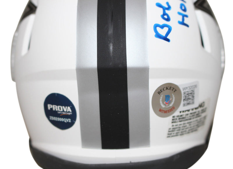 Bob Lilly Signed Dallas Cowboys Lunar Mini Helmet (HOF Inscription) BAS
